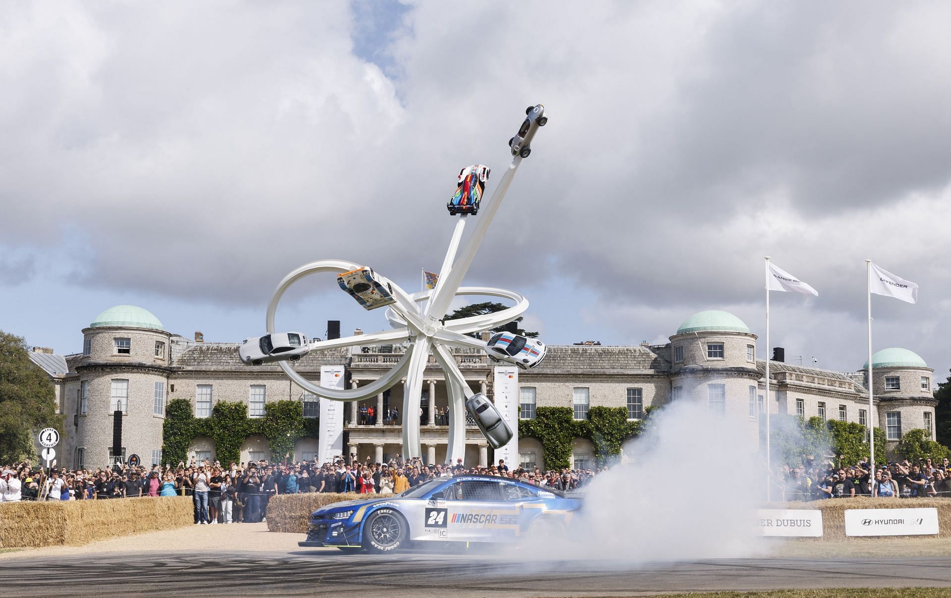 The NASCAR Garage 56 car during the Goodwood Festival of Speed. Source: Getty